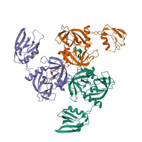 Rcsb Pdb 3gdv Crystal Structure Of Degs H198p D320a Mutant Modified By Dfp And In Complex With Yqf Peptide