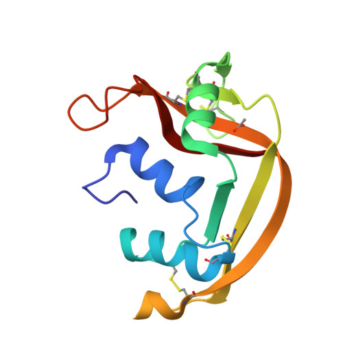 Rcsb Pdb 1gqv Atomic Resolution 0 98a Structure Of Eosinophil Derived Neurotoxin