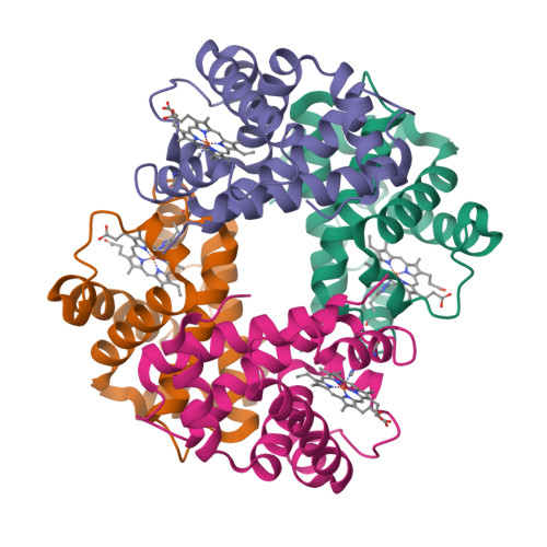 Rcsb Pdb 2hbs The High Resolution Crystal Structure Of Deoxyhemoglobin S