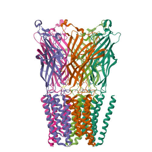 Rcsb Pdb 5hcj Cationic Ligand Gated Ion Channel