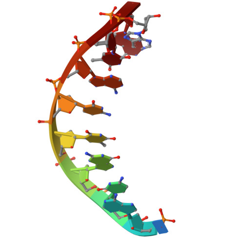 Rcsb Pdb 4j9m Human Dna Polymerase Eta Dna Ternary Complex Misincorporation G Opposite T After An A At The Primer 3 End Aa G