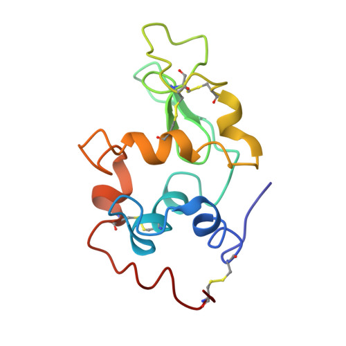 Rcsb Pdb 1ja2 Binding Of N Acetylglucosamine To Chicken Egg Lysozyme A Powder Diffraction Study