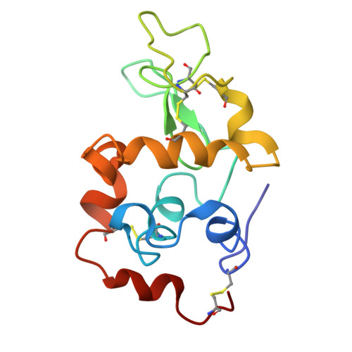 Rcsb Pdb 1ja6 Binding Of N Acetylglucosamine To Chicken Egg Lysozyme A Powder Diffraction Study