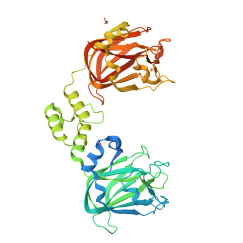 Rcsb Pdb 7jnd The Structure Of Cbm32 1 And Cbm32 2 Domains From Clostridium Perfringens Zmpb