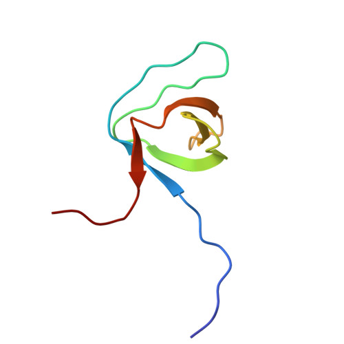 Rcsb Pdb 2k2m Structural Basis Of Pxxdy Motif Recognition In Sh3 Binding