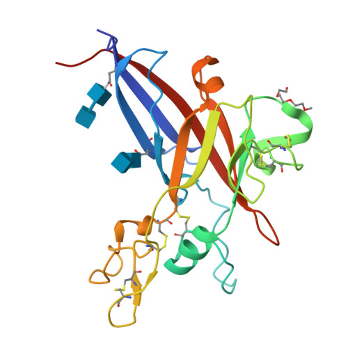 Rcsb Pdb 1lcs Receptor Binding Domain From Subgroup B Feline Leukemia Virus