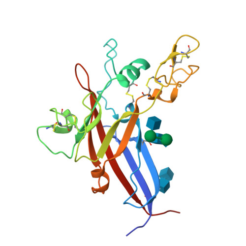 Rcsb Pdb 1lcs Receptor Binding Domain From Subgroup B Feline Leukemia Virus