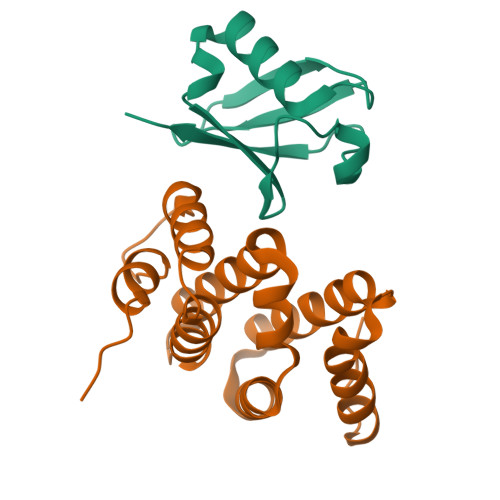 Rcsb Pdb 3ldz Crystal Structure Of Human Stam1 Vhs Domain In Complex With Ubiquitin