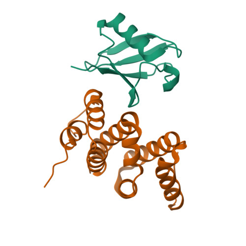 Rcsb Pdb 3ldz Crystal Structure Of Human Stam1 Vhs Domain In Complex With Ubiquitin