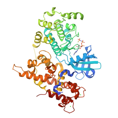 Rcsb Pdb 3lij Crystal Structure Of Full Length Cpcdpk3 Cgd5 820 In Complex With Ca2 And Amppnp