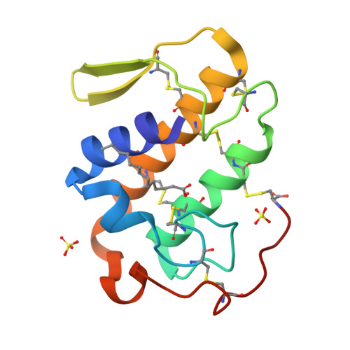 Rcsb Pdb 3mlm Crystal Structure Of Bn Iv In Complex With Myristic Acid A Lys49 Myotoxic Phospholipase From Bothrops Neuwiedi Venom