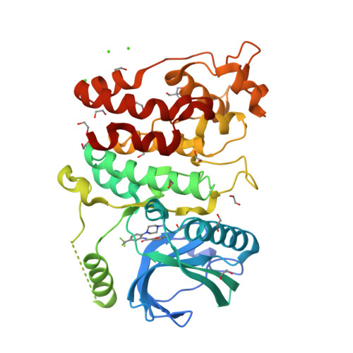 Rcsb Pdb 5mxx Crystal Structure Of Human Sr Protein Kinase 1 Srpk1 In Complex With Compound 1