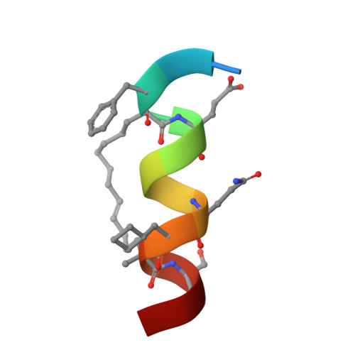 RCSB PDB 4N5T The 1.7A Crystal Structure of MDMX with a Stapled