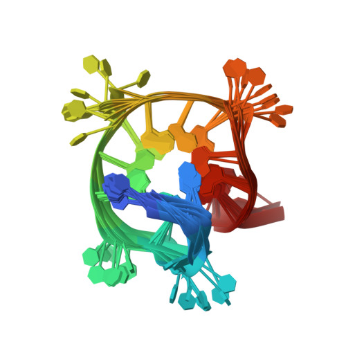 Rcsb Pdb 2n60 G Quadruplexes With 4n 1 Guanines In The G Tetrad Core Formation Of A G Triad Water Complex And Implication For Small Molecule Binding