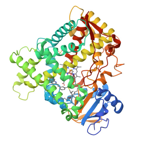 Rcsb Pdb 2nni Cyp2c8dh Complexed With Montelukast