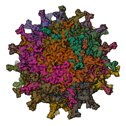 Rcsb Pdb 6nxe Cryo Em Reconstruction Of Protease Activateable Adeno Associated Virus 9 Aav9 L001