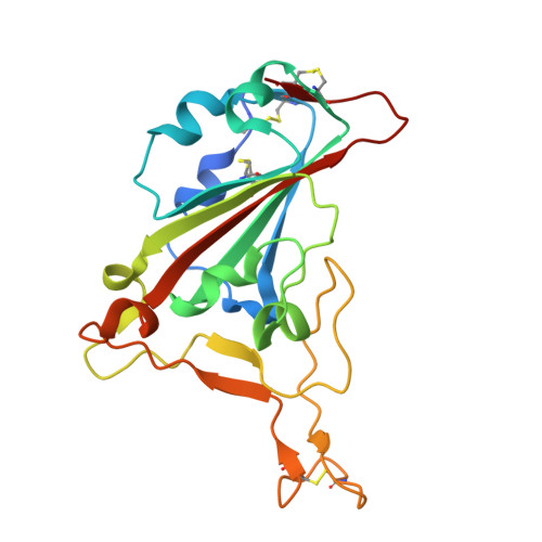 Rcsb Pdb 7nx7 Crystal Structure Of The K417n Mutant Receptor Binding Domain Of Sars Cov 2 Spike Glycoprotein In Complex With Covox 222 And Ey6a Fabs