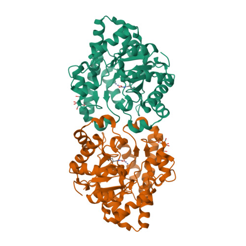 Rcsb Pdb 2ob3 Structure Of Phosphotriesterase Mutant H257y L303t