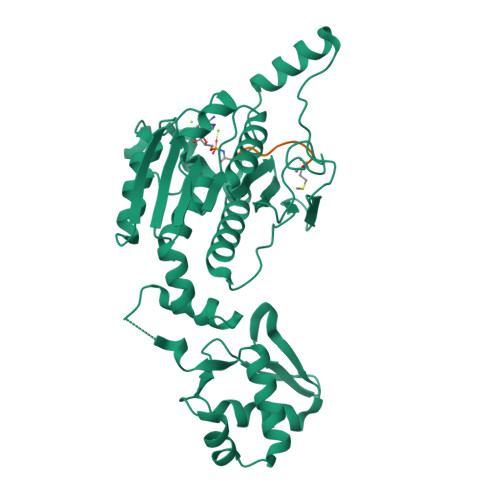 Rcsb Pdb 6om4 The Structure Of Microcin C7 Biosynthetic Enzyme Mccb In Complex With N Formylated Mcca