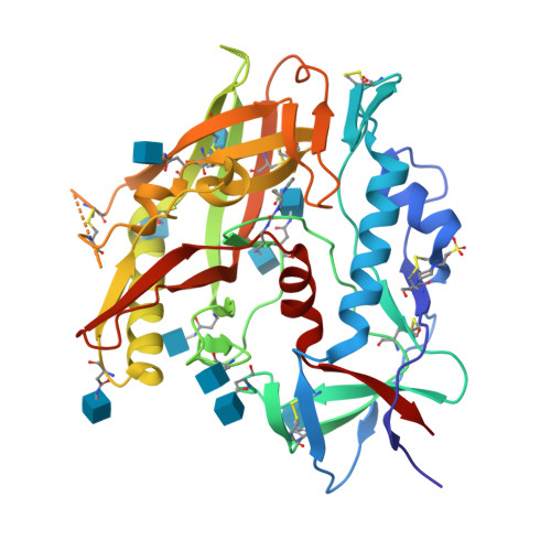 Rcsb Pdb 6onh Crystal Structure Of Hiv 1 Lm Ht Clade A E Crf01 Gp1 Core In Complex With S Mcg Iv 031 A05