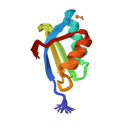 Rcsb Pdb 1oq6 Solution Structure Of Copper S46v Copa From Bacillus Subtilis