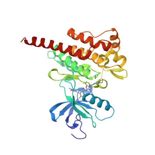 Rcsb Pdb 3oy3 Crystal Structure Of Abl T315i Mutant Kinase Domain Bound With A Dfg Out Inhibitor Ap24589