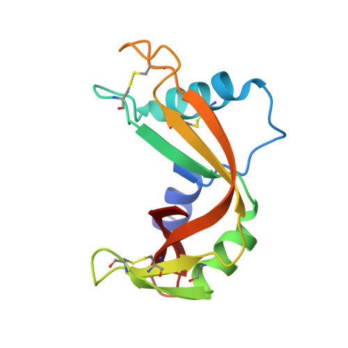 Rcsb Pdb 1qwq Solution Structure Of The Monomeric N67d Mutant Of Bovine Seminal Ribonuclease