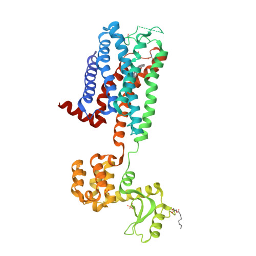 Rcsb Pdb 3rze Structure Of The Human Histamine H1 Receptor In Complex With Doxepin