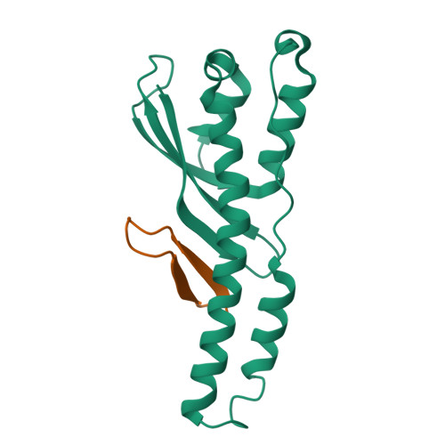 Rcsb Pdb 5tgj Structure Of The Snx5 Px Domain In Complex With Chlamydial Protein Ince In Space Group I2