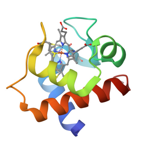 Rcsb Pdb 6tsy Cytochrome C6 From Thermosynechococcus Elongatus In A Monoclinic Space Group