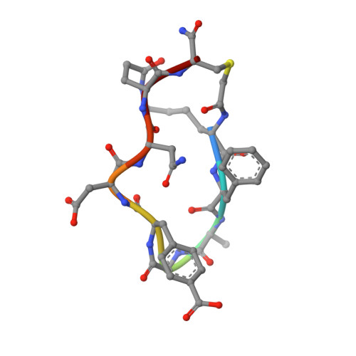 Rcsb Pdb 5tyi Grb7 Sh2 With Bicyclic Peptide Containing Py Mimetic