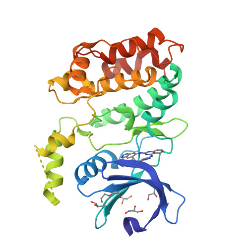 Rcsb Pdb 6u5l Structure Of Human Ulk4 In Complex With An Inhibitor
