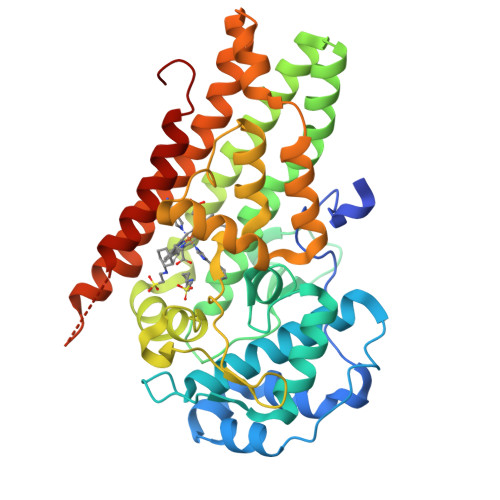 Rcsb Pdb 4u74 Crystal Structure Of 4 Phenylimidazole Bound Form Of Human Indoleamine 2 3 Dioxygenase G262a Mutant