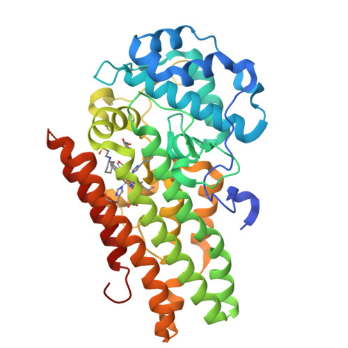 Rcsb Pdb 4u74 Crystal Structure Of 4 Phenylimidazole Bound Form Of Human Indoleamine 2 3 Dioxygenase G262a Mutant