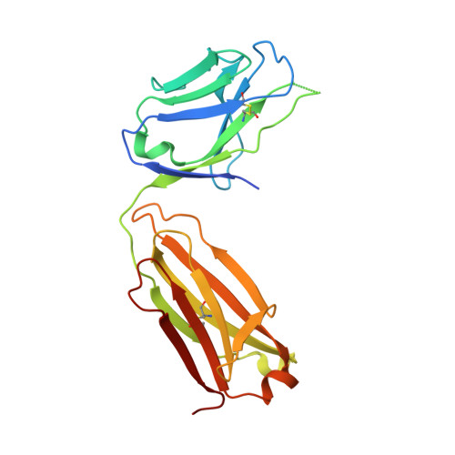 Rcsb Pdb 6u8c Crystal Structure Of An Engineered Ultra High Affinity Fab Protein G Complex