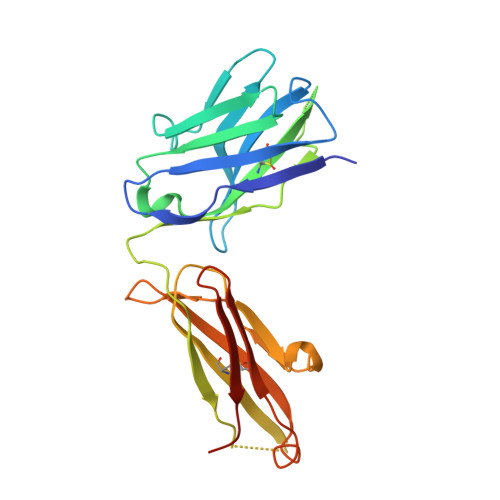 Rcsb Pdb 6u8c Crystal Structure Of An Engineered Ultra High Affinity Fab Protein G Complex