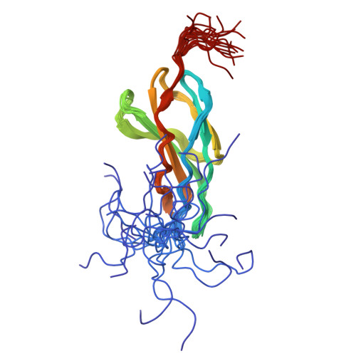 Rcsb Pdb 1uem Solution Structure Of The First Fibronectin Type Iii Domain Of Human Kiaa1568 Protein