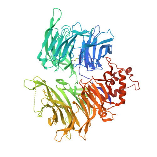 Rcsb Pdb 6ue5 Crystal Structure Of Full Length Human Dcaf15 Ddb1 Deltapbp Dda1 Rbm39 In Complex With 4 Aminomethyl N 3 Cyano 4 Methyl 1h Indol 7 Yl Benzenesulfonamide