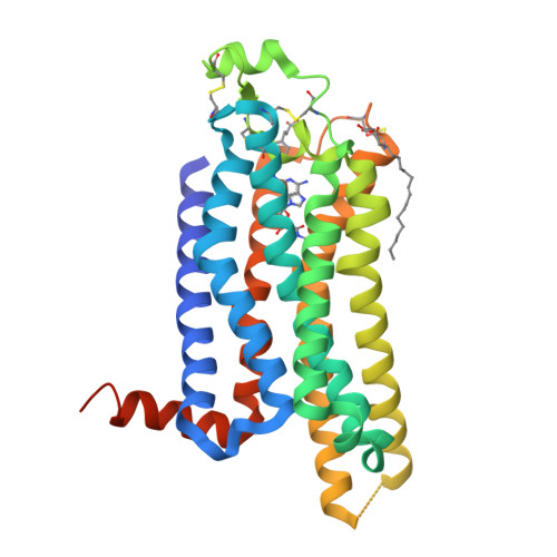 Rcsb Pdb 4ug2 Thermostabilised Human A2a Receptor With Cgs21680 Bound