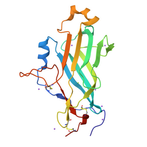 Rcsb Pdb 4uys X Ray Structure Of The N Terminal Domain Of The Flocculin Flo11 From Saccharomyces Cerevisiae
