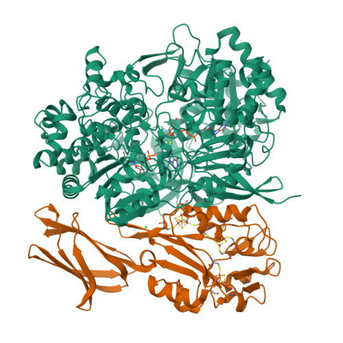 Rcsb Pdb 4v4d Crystal Structure Of Pyrogallol Phloroglucinol Transhydroxylase From Pelobacter Acidigallici Complexed With Pyrogallol