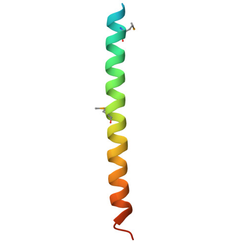 Rcsb Pdb 5vjx Crystal Structure Of The Clock Transcription Domain Exon19 In Complex With A Repressor