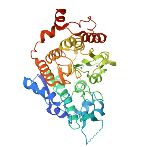 Rcsb Pdb 2vqw Structure Of Inhibitor Free Hdac4 Catalytic Domain With Gain Of Function Mutation His332tyr