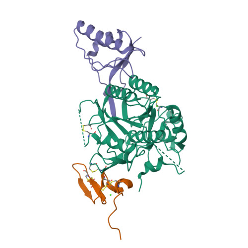 Rcsb Pdb 2w2q Pcsk9 Deltac D374h Mutant Bound To Wt Egf A Of Ldlr