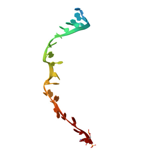 Rcsb Pdb 4w4g Postcleavage State Of 70s Bound To Higb Toxin And Aaa Lysine Codon