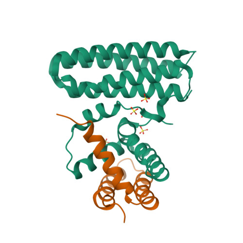 Rcsb Pdb 3w8h Crystal Structure Of Ccm3 In Complex With The C Terminal Regulatory Domain Of Stk25