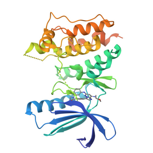 Rcsb Pdb 3wzj Crystal Structure Of Human Mps1 Catalytic Domain In Complex With 4 6 Cyclohexylamino 8 Tetrahydro 2h Pyran 4 Yl Methyl Amino Imidazo 1 2 B Pyridazin 3 Yl N Cyclopropylbenzamide