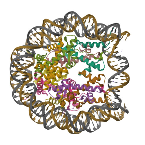 Rcsb Pdb 5x7x The Crystal Structure Of The Nucleosome Containing H3 3 At 2 18 Angstrom Resolution