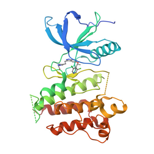 Rcsb Pdb 5xfj Crystal Structure Of Ly2874455 In Complex Of Fgfr4 Gatekeeper Mutation V550m