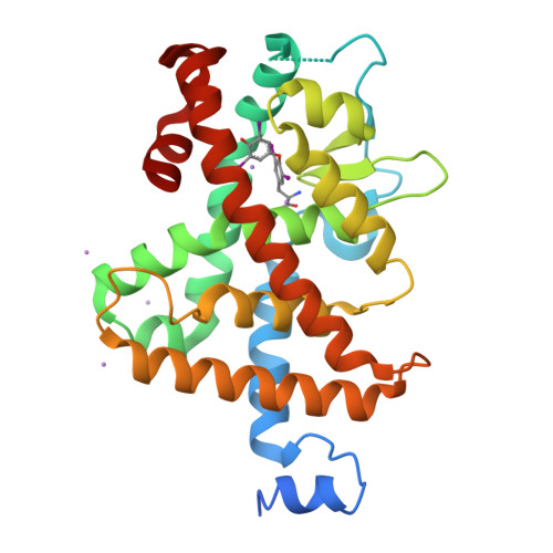 Rcsb Pdb 1y0x Thyroxine Thyroid Hormone Receptor Interactions